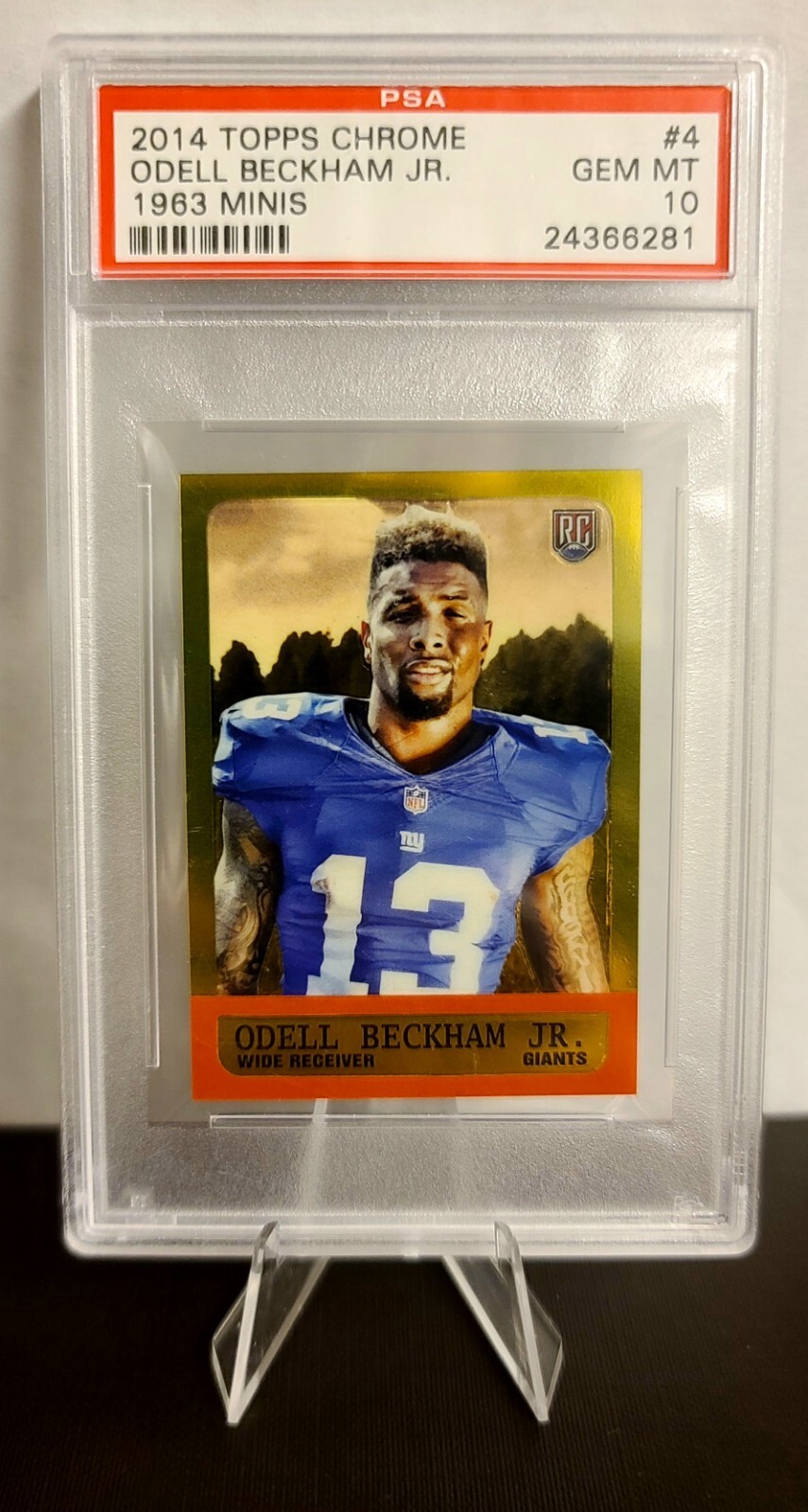 2014 Topps Chrome Odell Beckham Jr. RC 1963 Minis N.Y. Giants Future HOF WR