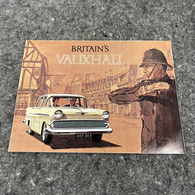 1960 1959 Vauxhall Vintage Original Car Brochure Catalog - General Motors GM