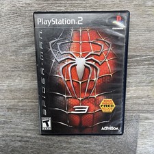 Spider-Man 3 (Sony Playstation 2 PS2 2007) Black Label With Manual TESTED CIB