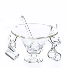 Factory Direct Craft Dollhouse Miniature Party Punch Bowl Set