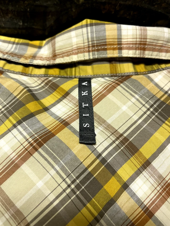 Sitka Gear New w/ Tags-GlobeTrotter/LS Button Down/Sand Plaid/XL - Image 3 of 4
