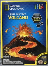 National Geographic Build Your Own Volcano Science Kit 2021 NEW IN BOX