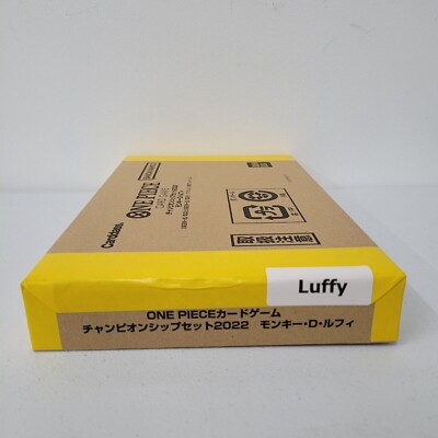 One Piece Card Game Storage Box & Playmat Championship Set - Luffy | eBay