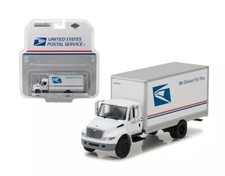 USPS Post Van International DuraStar Box Truck 1/64 Diecast Model Car Greenlight