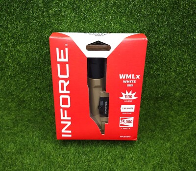 Inforce WMLx White Gen 3 LED Weapon Mounted Light 1100 Lumens, FDE - IF71012DE
