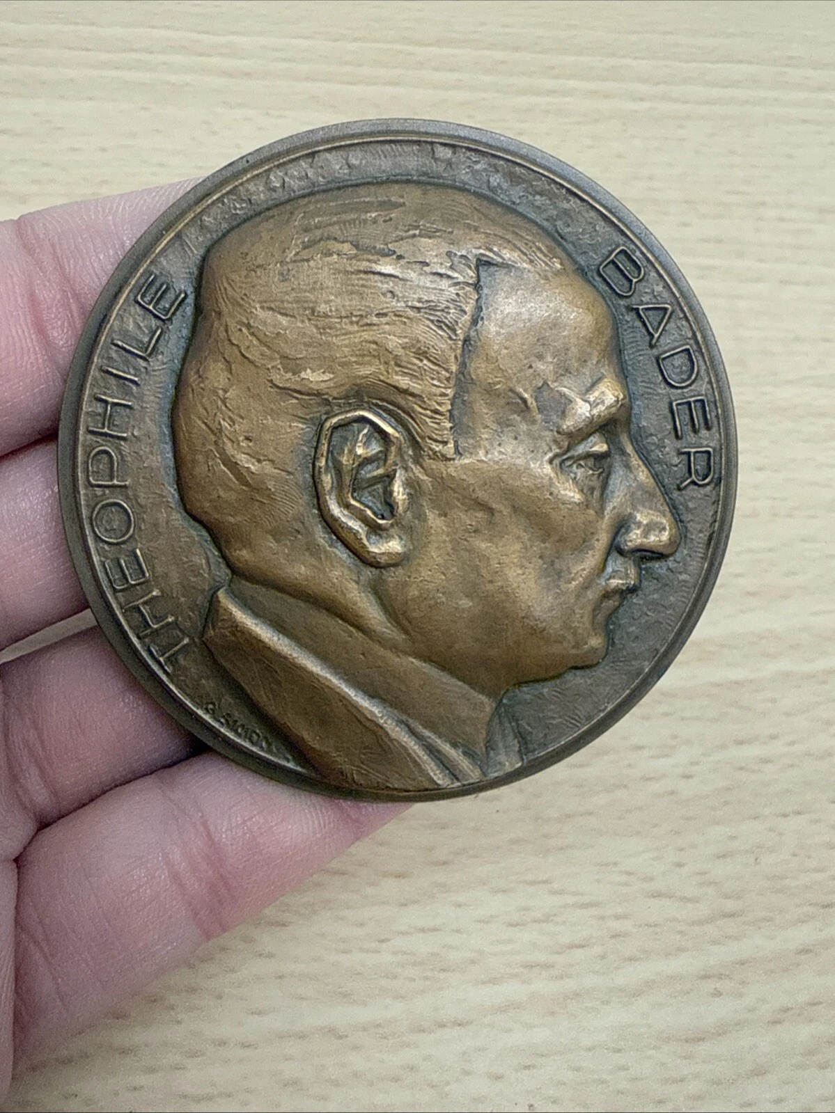 Médaille Theophile Bader Grand Officier De La Légion D’honneur En Bronze ￼