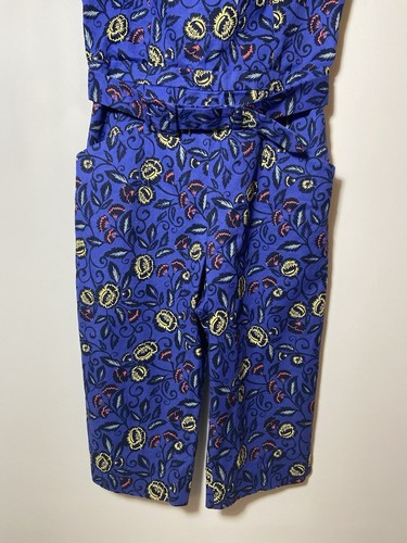 $128 CARTONNIER ANTHROPOLOGIE MIDI SHORT FLORAL ROMPER JUMPSUIT PLAYSUIT Sz 10 - Picture 6 of 10