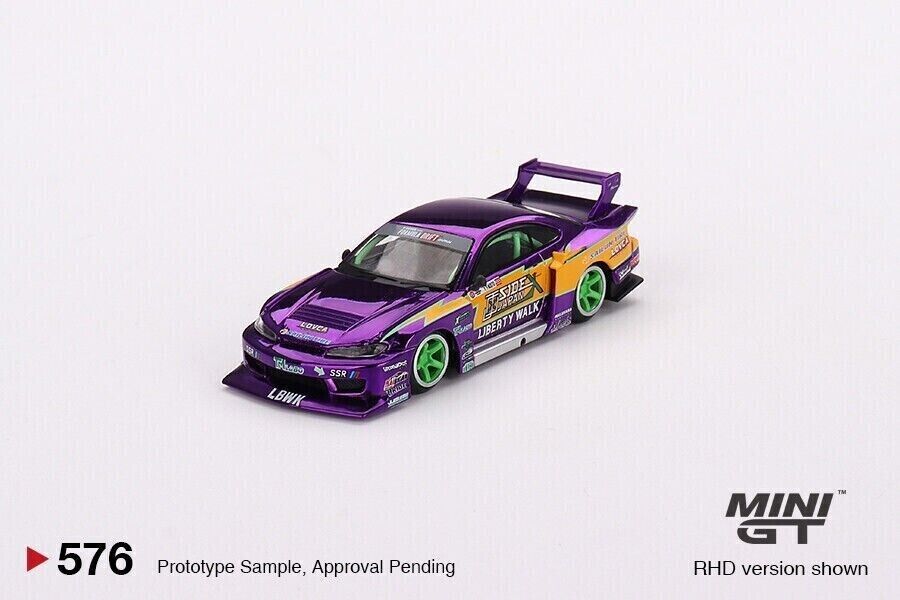 Mini GT 1:64 Nissan S15 SILVIA LB-Super Silhouette #555 2022 Mini GT 1:64 Nissan S15 SILVIA LB-Super Silhouette #555 2022