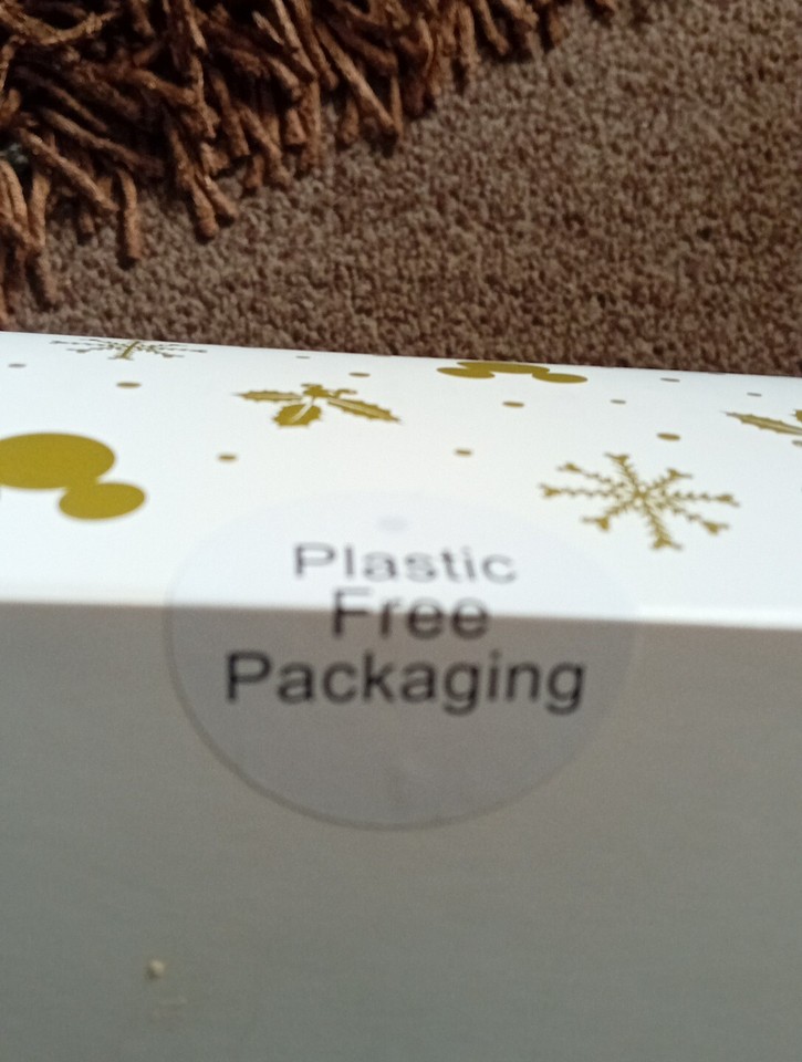 Disney Primark Gold Mickey Mouse Christmas tree top topper gold wire