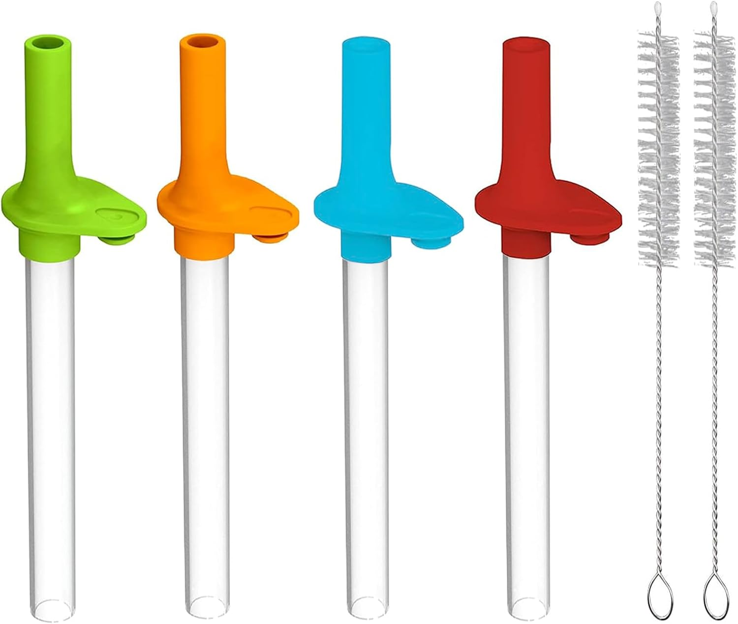 4PCS Straws and Bite Valve Compatible with Zak Designs Kelso 15 Oz Water Bottle