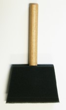 10pc 4" Poly Foam Brushes with Wood Handles, For all Paints, Glues, Stains