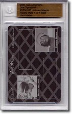 Michael Hollimon * Cameron MAYBIN * Rookie Printing Press Plate BGS 1/1
