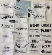 Creative Memories EXPRESSIONS OF HIM - 30 x VELLUM QUOTES