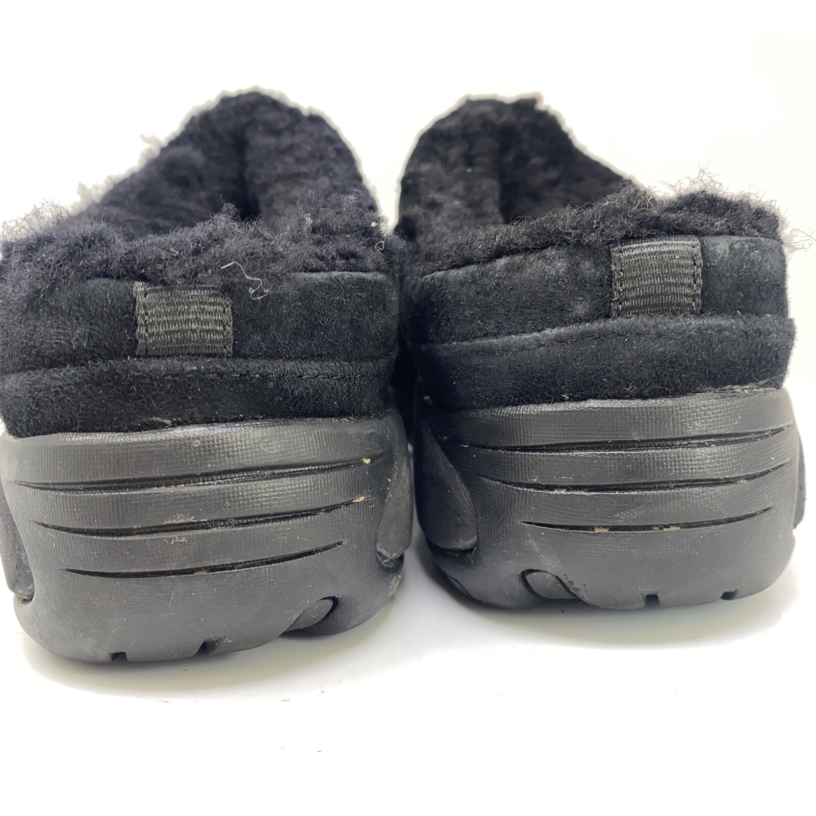 Merrell Encore Ice Black Fur Lined Suede Mule Clog Shoes J598440 Womens