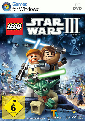Lego Star Wars 3 : The Clone Wars PC DVD-ROM Neu Sealed Windows Games