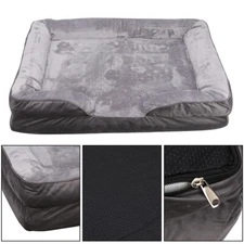 Orthopedic Memory Foam Pet Dog Bed Jumbo Soft Mattress Removable Cover