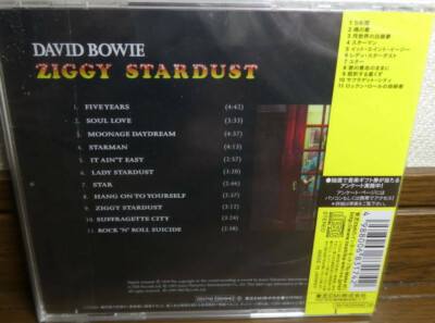 DAVID BOWIE The Rise And Fall Of Ziggy Stardust CD JAPAN TOCP