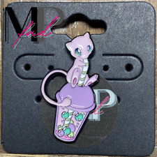 Pokemon Soft Enamel Pin Collectible Brooch Lapel Rubber Clutch BUBBLY MEW MEWBLY