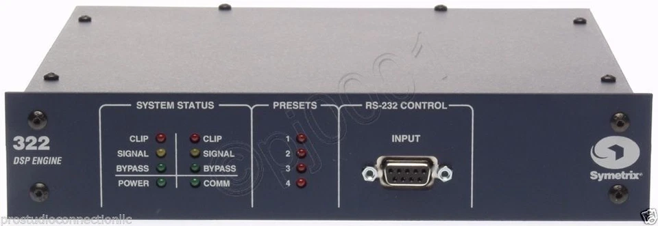 Symetrix 322 Digital Dynamics DSP Processor • New In Box ** NO POWER SUPPLY ** - Image 2 of 4