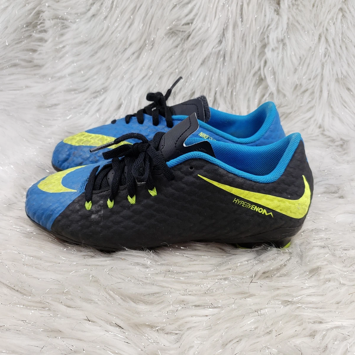 Nike hypervenom yellow and blue deals