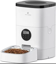 Petlibro PLAF001 White Black Portable 4L Automatic All Breed Pet Feeder
