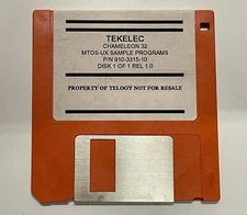 Tekelec 910-3315-10 Chameleon 32 MTOS-UX Sample Programs Disk 1