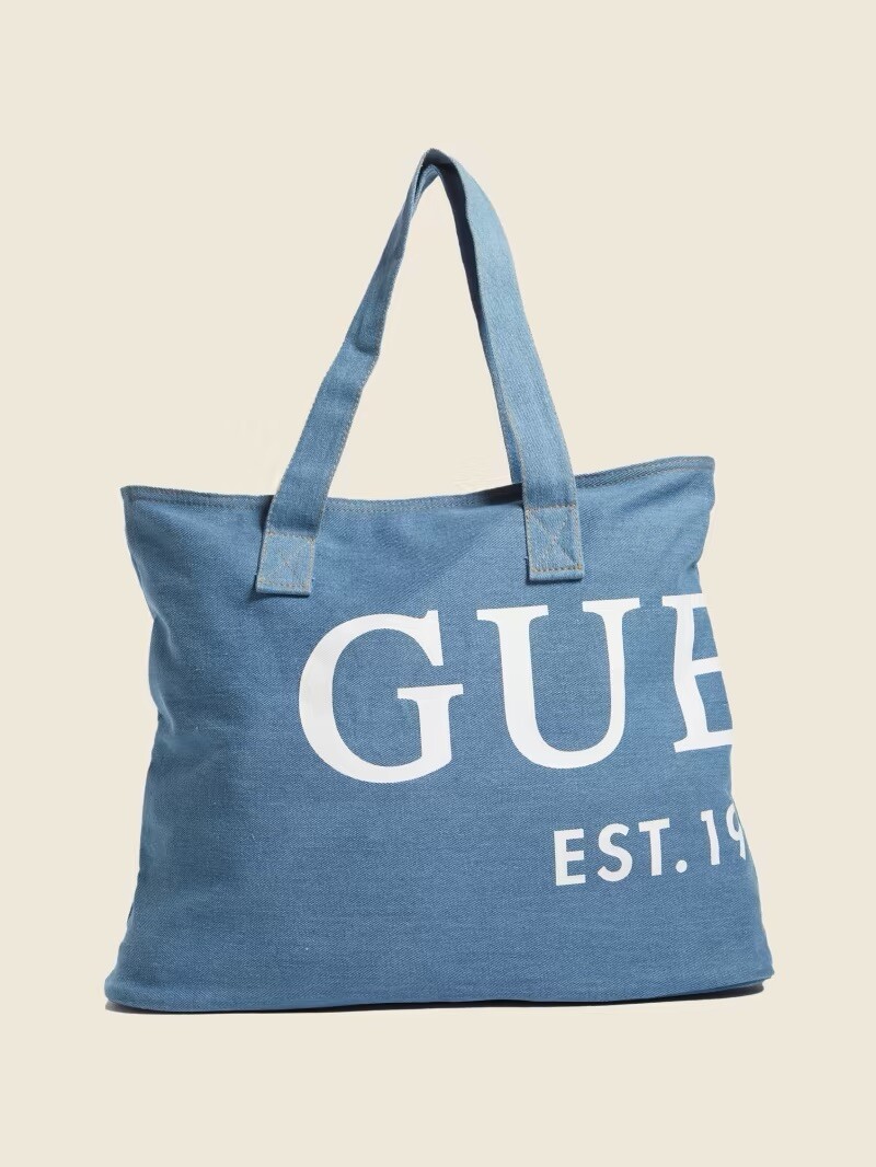 【EMIS】 DENIM BIG SHOPPER BAG /追跡付 EMIS DENIM BIG SHOPPER BAG