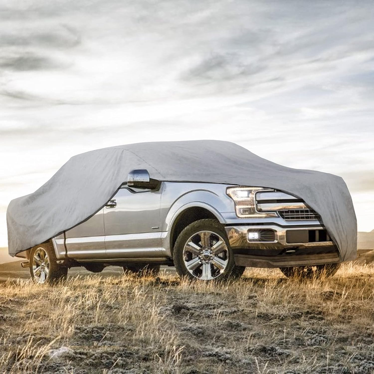 Funda De Garaje Impermeable Favoto | Protege Tu MPV (495-535 Cm) Todo El Año, Con Cremallera Y Reflectores