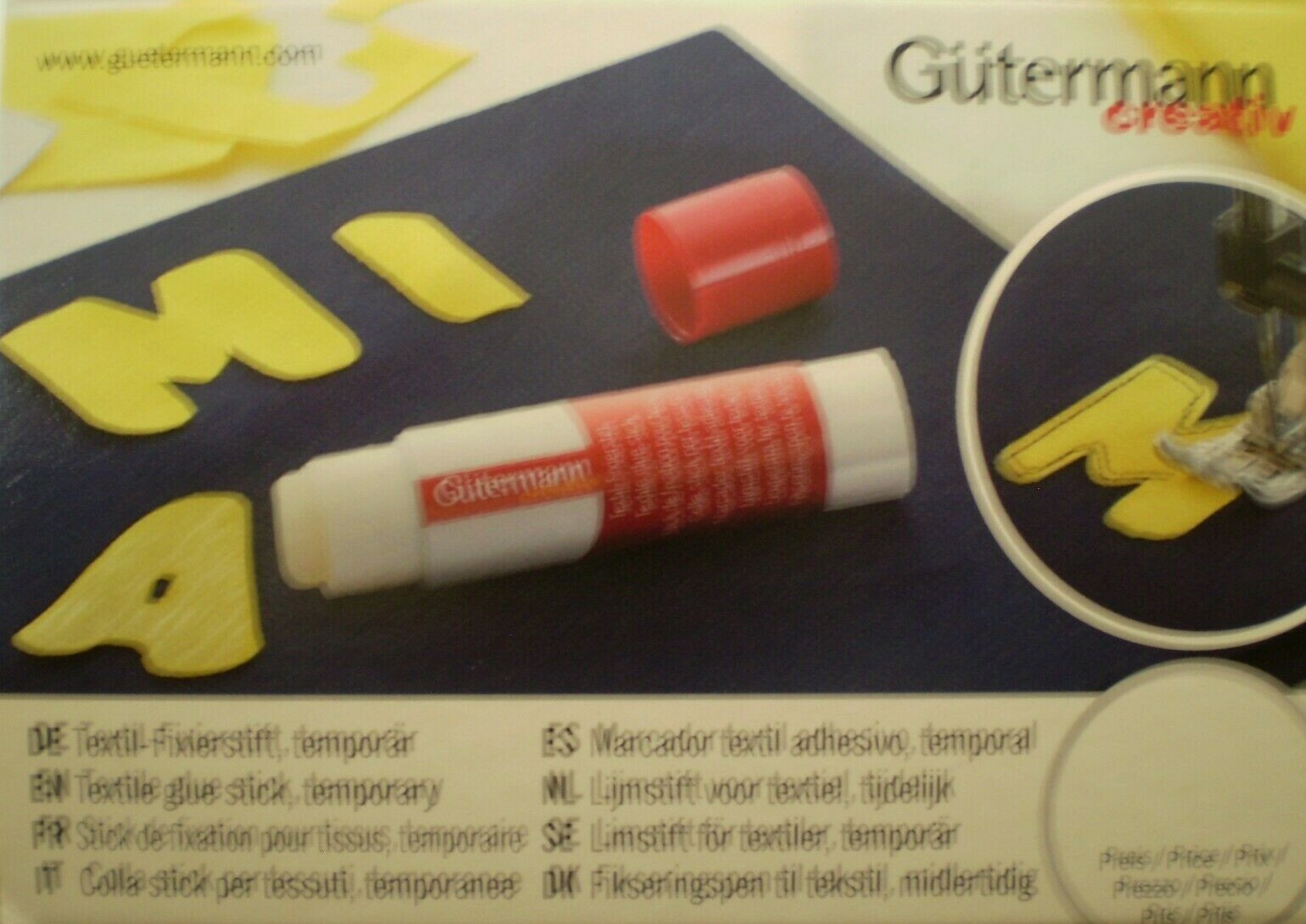 Gutermann Textile Glue Sticks - 705391 - 10g Temporary Glue