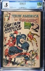Avengers #4 CGC 0.5 1964, 1st Silver Age Captain America & Bucky Super LOW GRADE