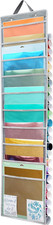 Hanging Vinyl Organizer, Double-Sided, 25 Compartments Roll Storage, Backside 1