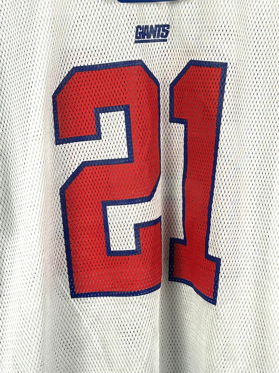 Reebok NFL Jersey NEW YORK Giants Tiki Barber White Players Club