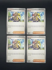 Arven x 4 Playset (186/197) [Regular] (NM) - Pokémon - Obsidian Flames (ENG)