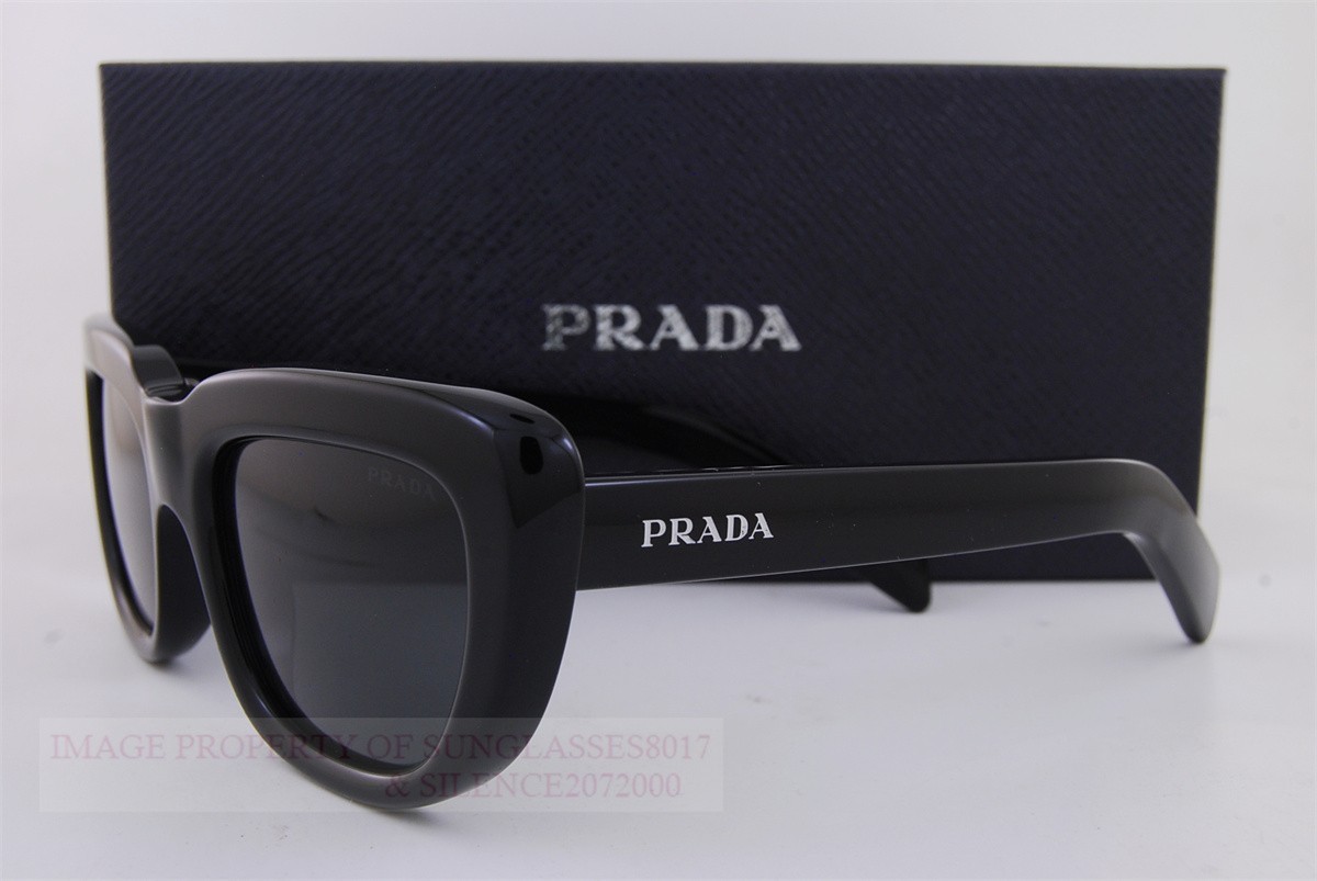 Brand New Prada Sunglasses PR D07S 16K 08Z Black/Grey For Men