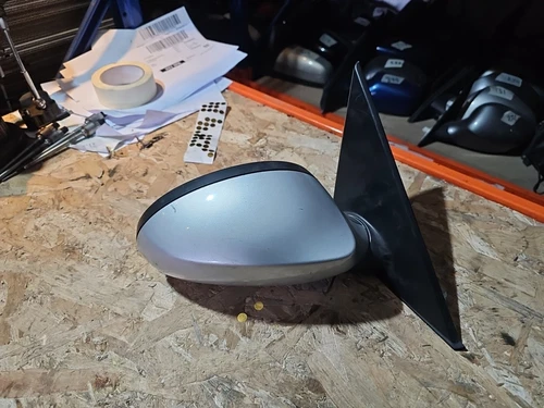 2007 BMW 1 SERIES E87 DRIVER RIGHT SIDE WING MIRROR SILVER 010803 #328