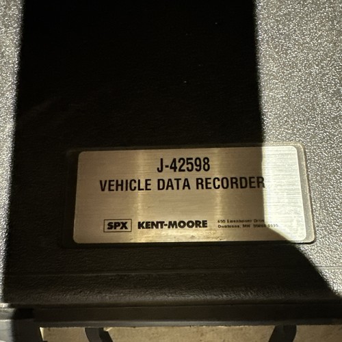 KENT MOORE J-42598 Vehicle Data Recorder VDR Factory Tool Kit Case SKU3 - Picture 1 of 4