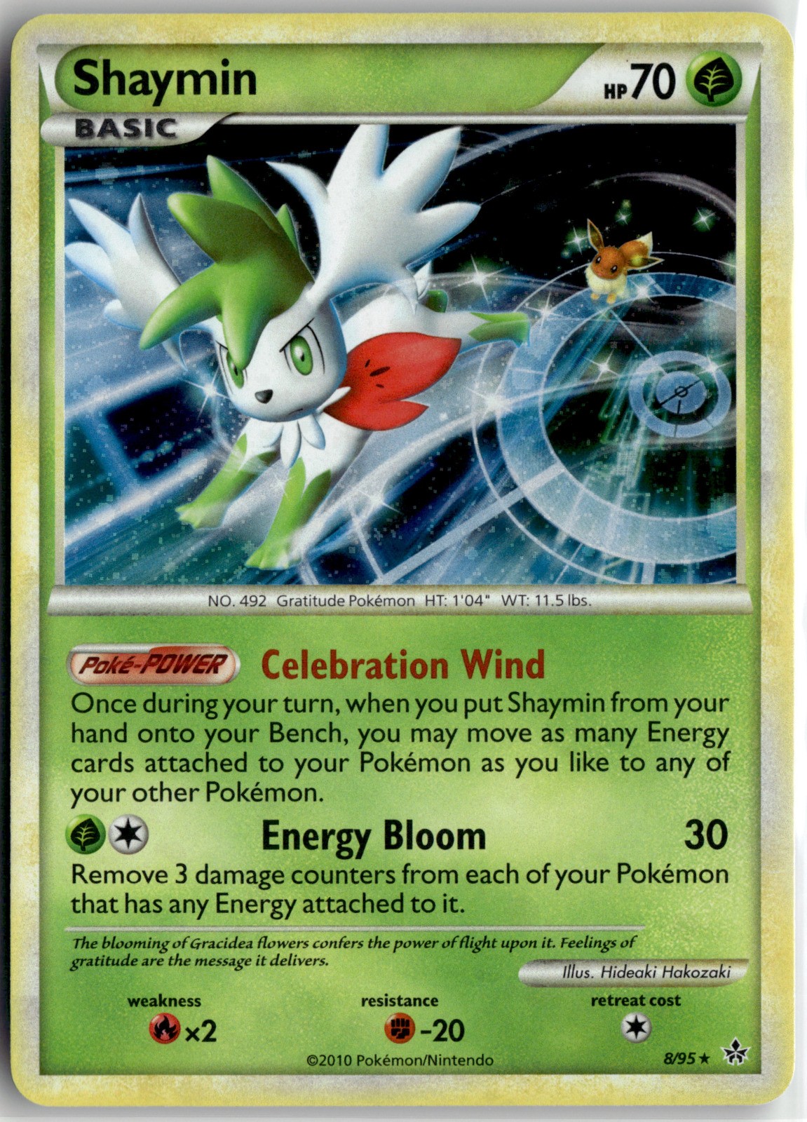 Shaymin Holo Rare Unleashed 8/95 NM