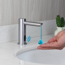 Kitchen Sink Brushed Nickel Automatic Hand Sensor Brass 500 ML Soap Dispenser