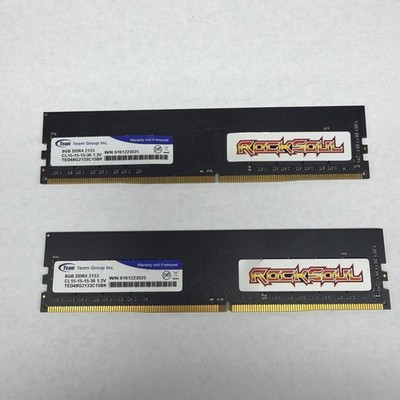 TeamGroup 16GB (2x8GB) DDR4 2133MHz Desktop RAM PC4-17000 CL15 | eBay