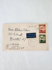 Poland Postal Envelope Cover, used, 1947, Air Mail. Dukla.