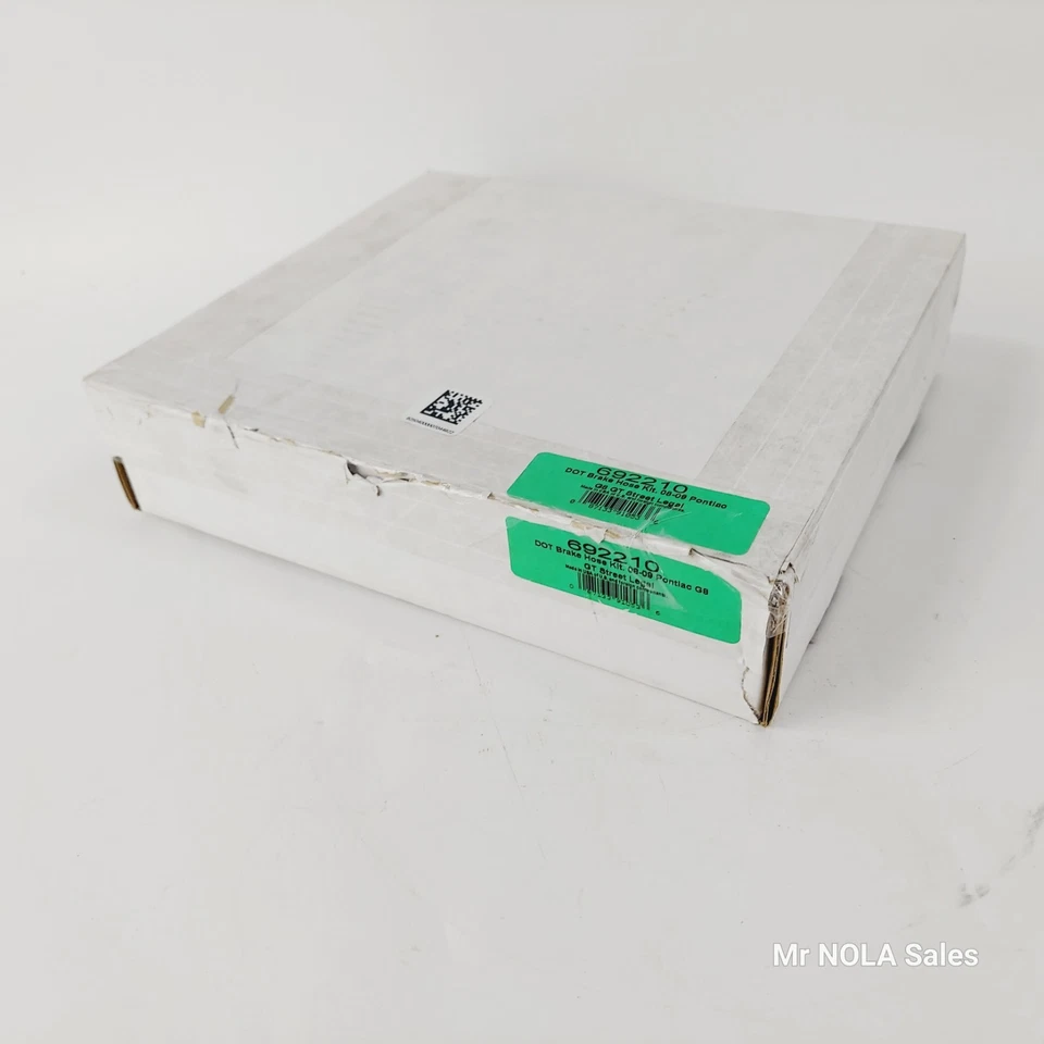 Kit de mangueira de linha de freio trançada de aço inoxidável Russell 692210 Pontiac G8 GT 2008-09 - Imagem 2 de 4