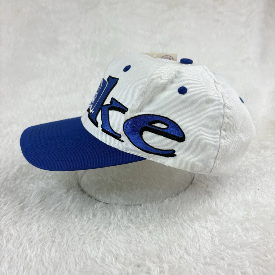 NWT VTG Duke Blue Devils Logo 7 Side Spell Out Snapback Cap Hat - Embroidered - Image 4 of 4