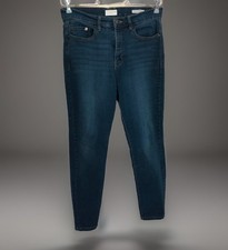 Curve Appeal Jeans Essential Skinny Size 8 / 29 Blue Mid Rise Stretch Denim