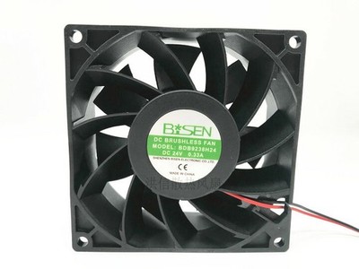 1PC BISEN 9238 BDB9238H24 DC24V 0.33A 2-wire cooling fan #cv