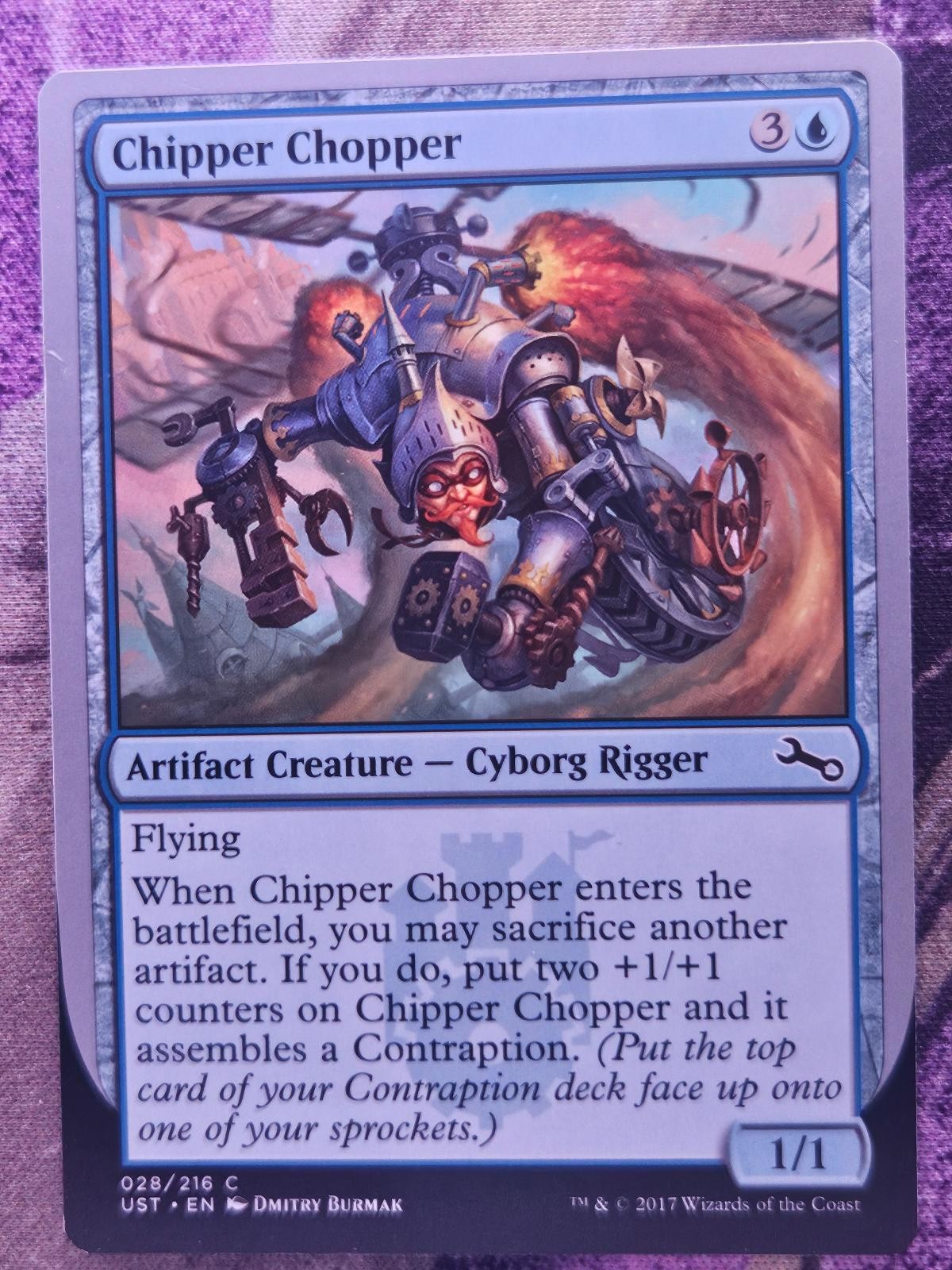 Chipper Chopper 28 Common Unstable Magic: The Gathering Lightly Played