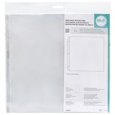 We R Memory Keepers We R Ring Photo Sleeves 12"X12" 10/Pkg-Full Page 3Pk 