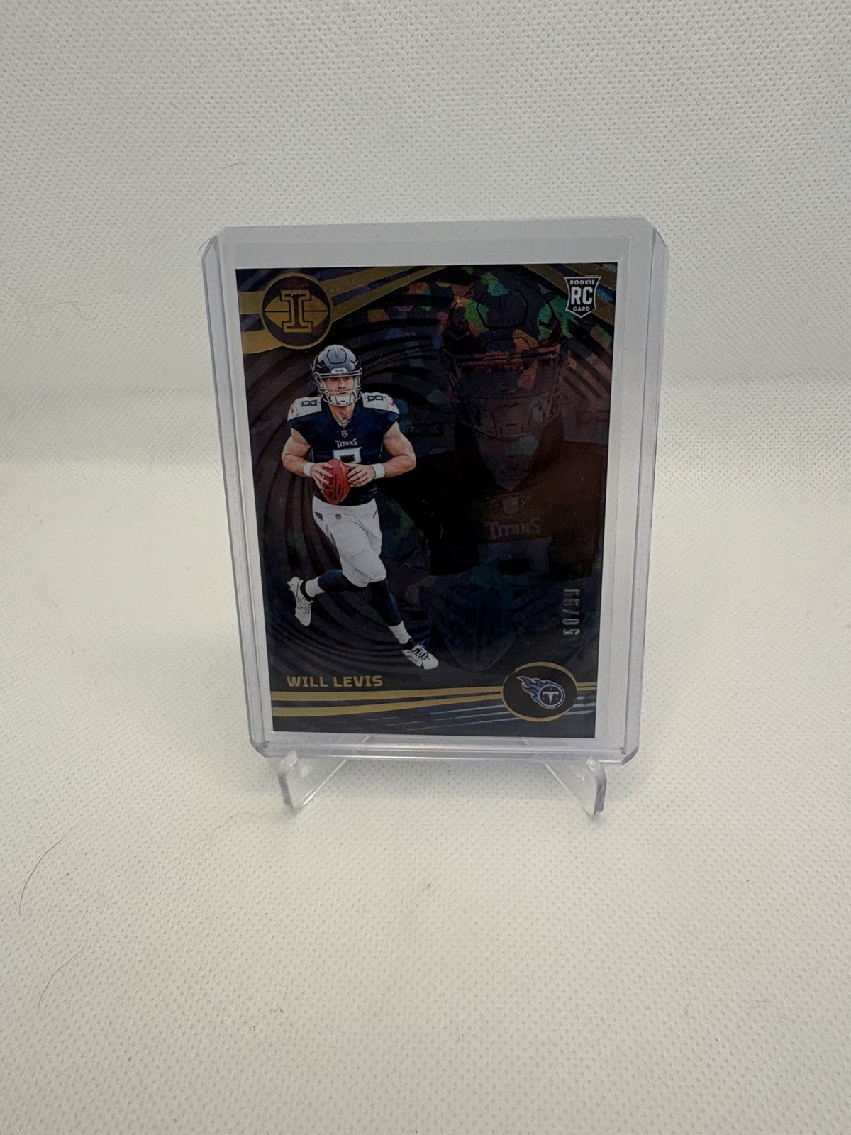 2023 Panini Illusions - Will Levis #95 Black Ice /99 (RC) Tennessee Titans