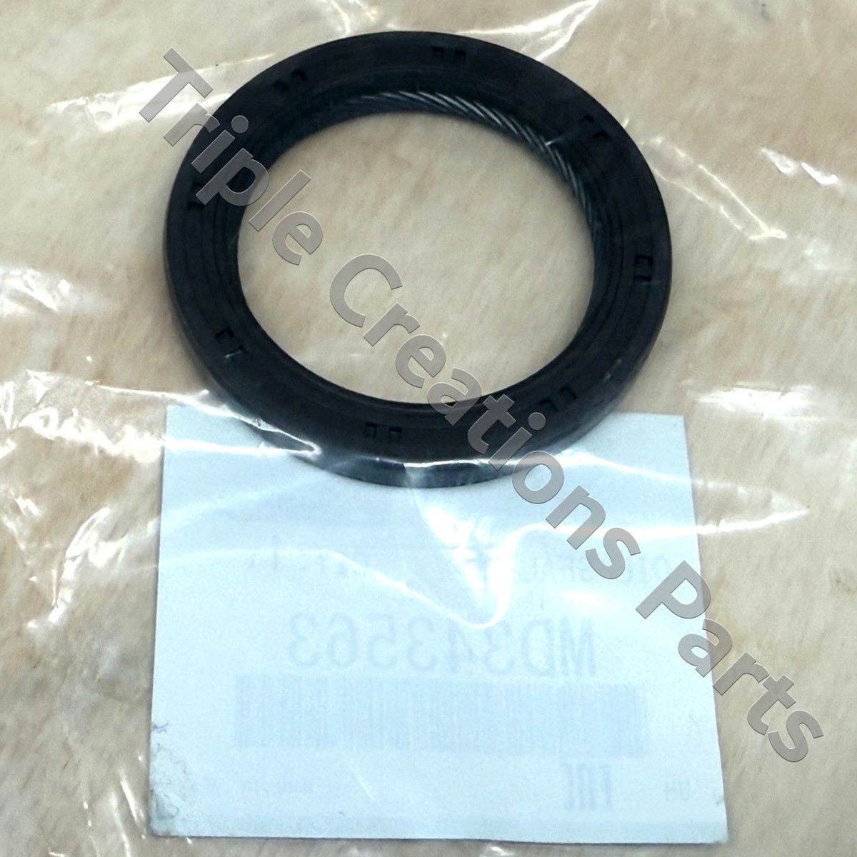Genuine Mitsubishi MD343563 Oil Seal Crankshaft Front OEM | eBay