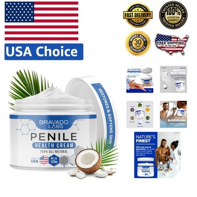 Men's 4oz Penile Health Creme   Foreskin Restoration & Skin Comfort Solution