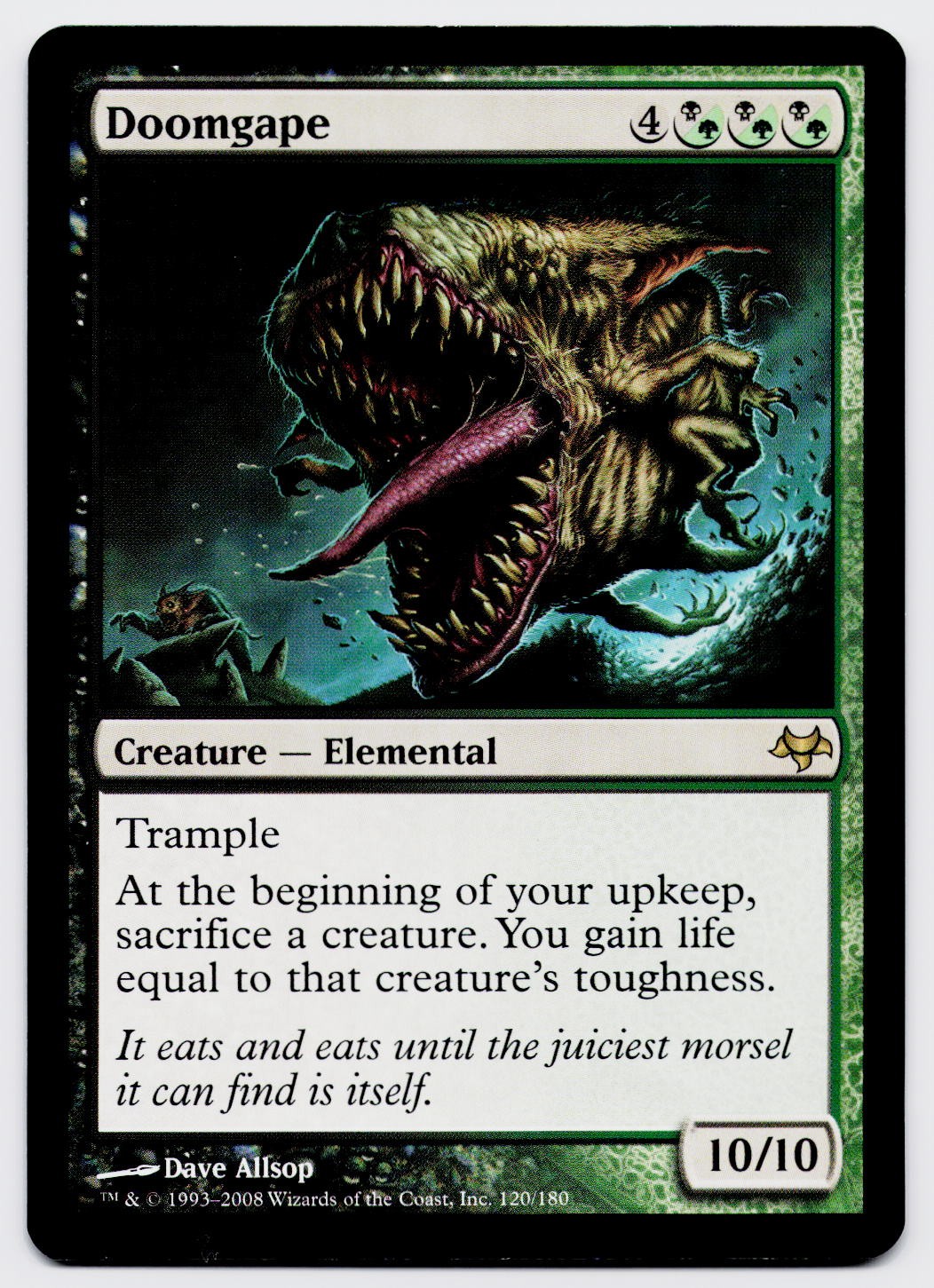 DOOMGAPE R EVENTIDE 120 MAGIC: THE GATHERING NM/M